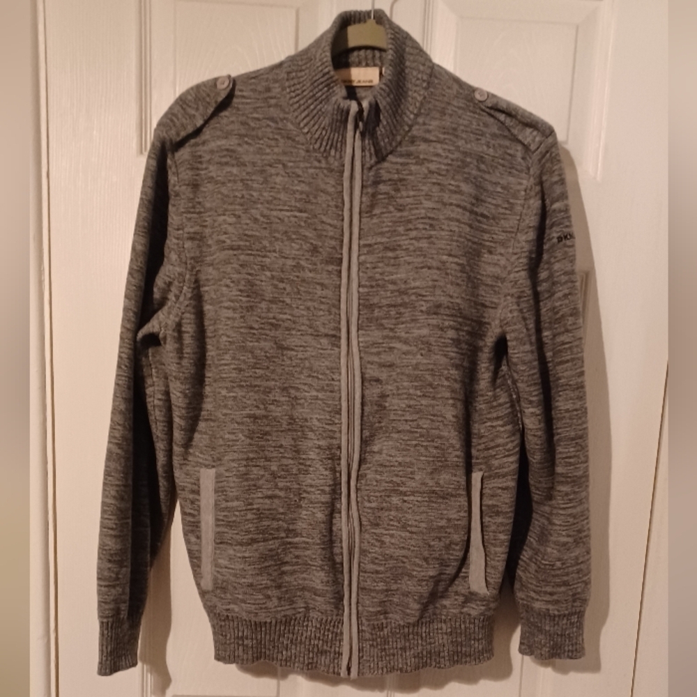 DKNY Men's Zip Up Sweater